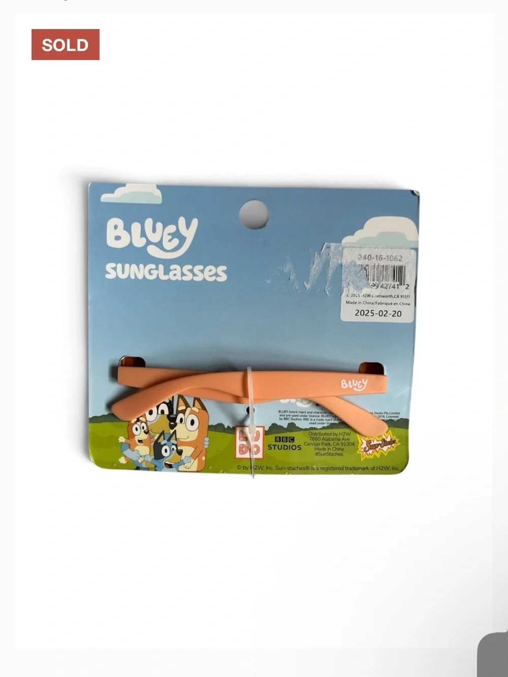 Bluey bundle (Bingo sunglasses with two Bluey notebooks)